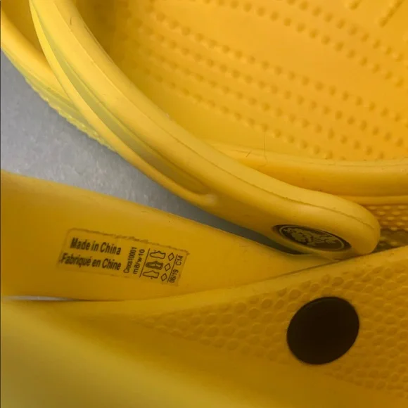 CROCS Yellow unisex, MEN 8 / WOMAN 10 - Picture 9 of 10